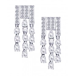 Diamond Set 18 Earrings (Exc. to Precious)